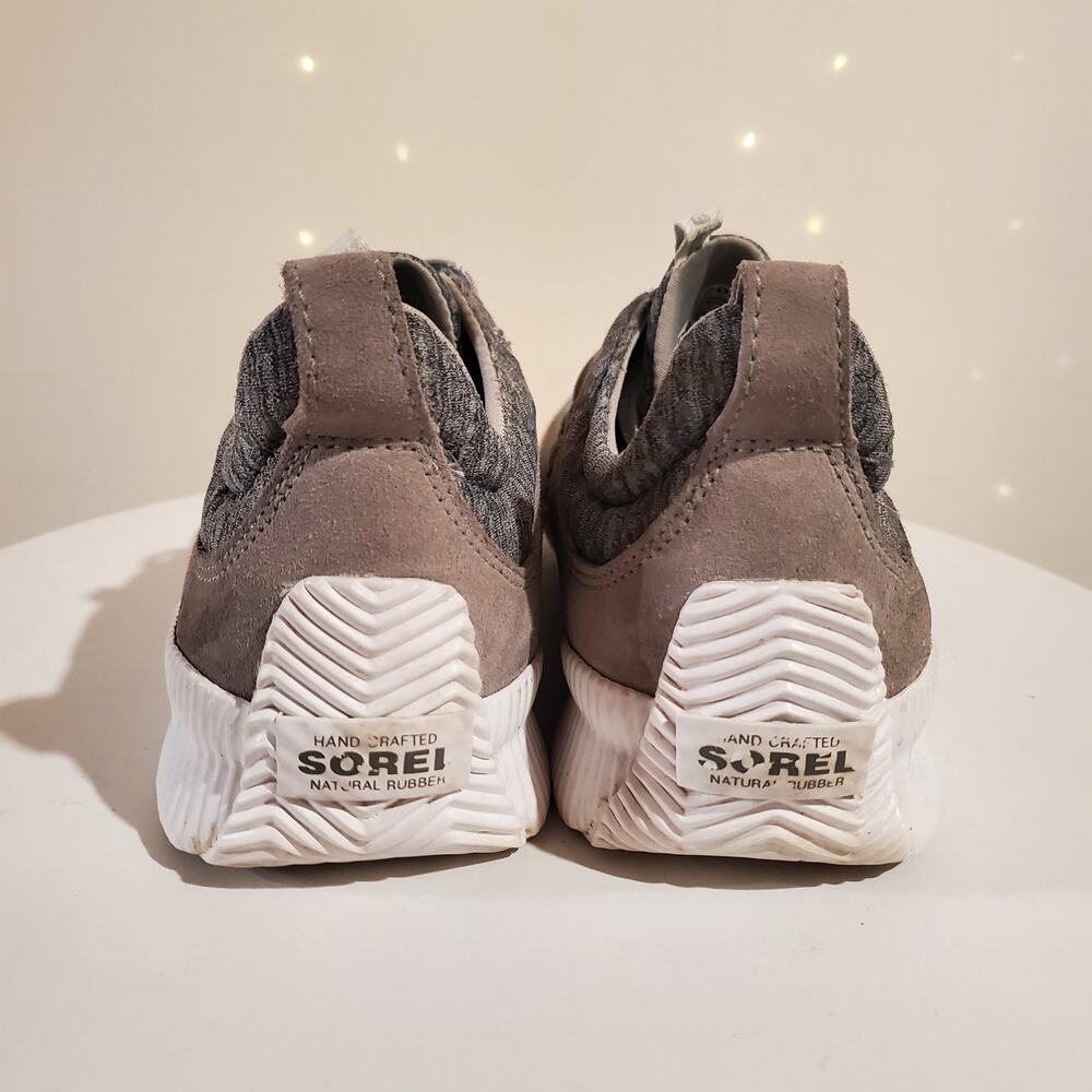 Sorel Out N About Plus Waterproof Stretch Lace Up Sneaker Womens Size 7.5 Gray - Picture 6 of 10